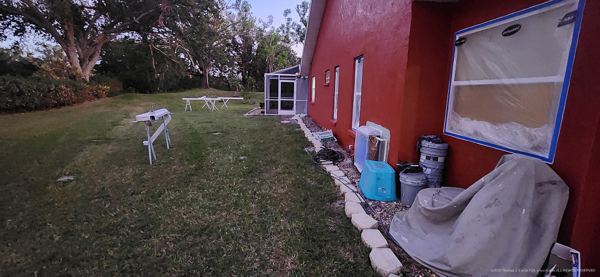 Worx of Faith - Josh painting the shack