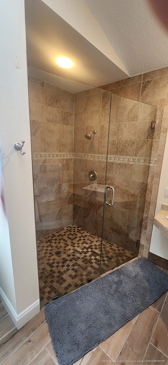 Maste Bedroom Shower Door finished