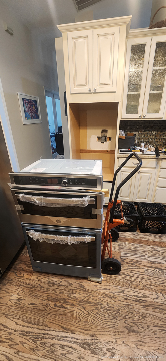 Kitchen Wall Oven  & Microwave combo refit - Not simple!!!  