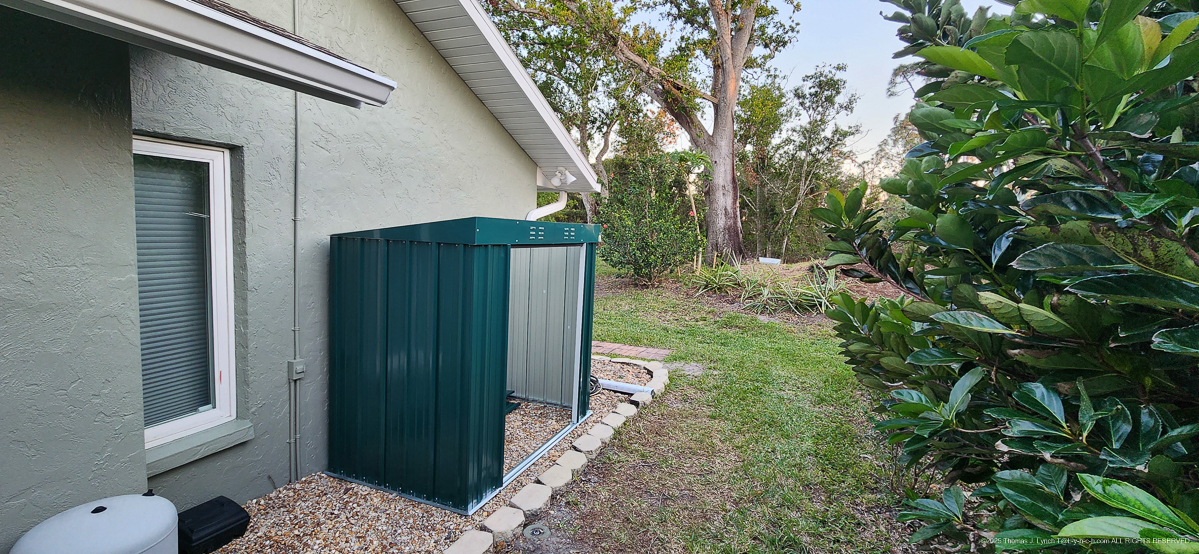 Shed project, about 500 screws and sharp edges.