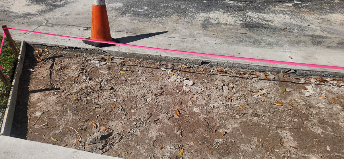 361 Woodvale Concrete Apron and Gutter work