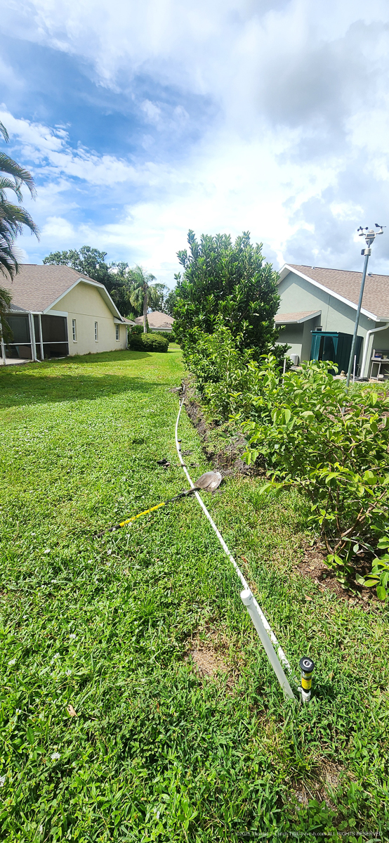 Irrigation at Woodvale West side extension